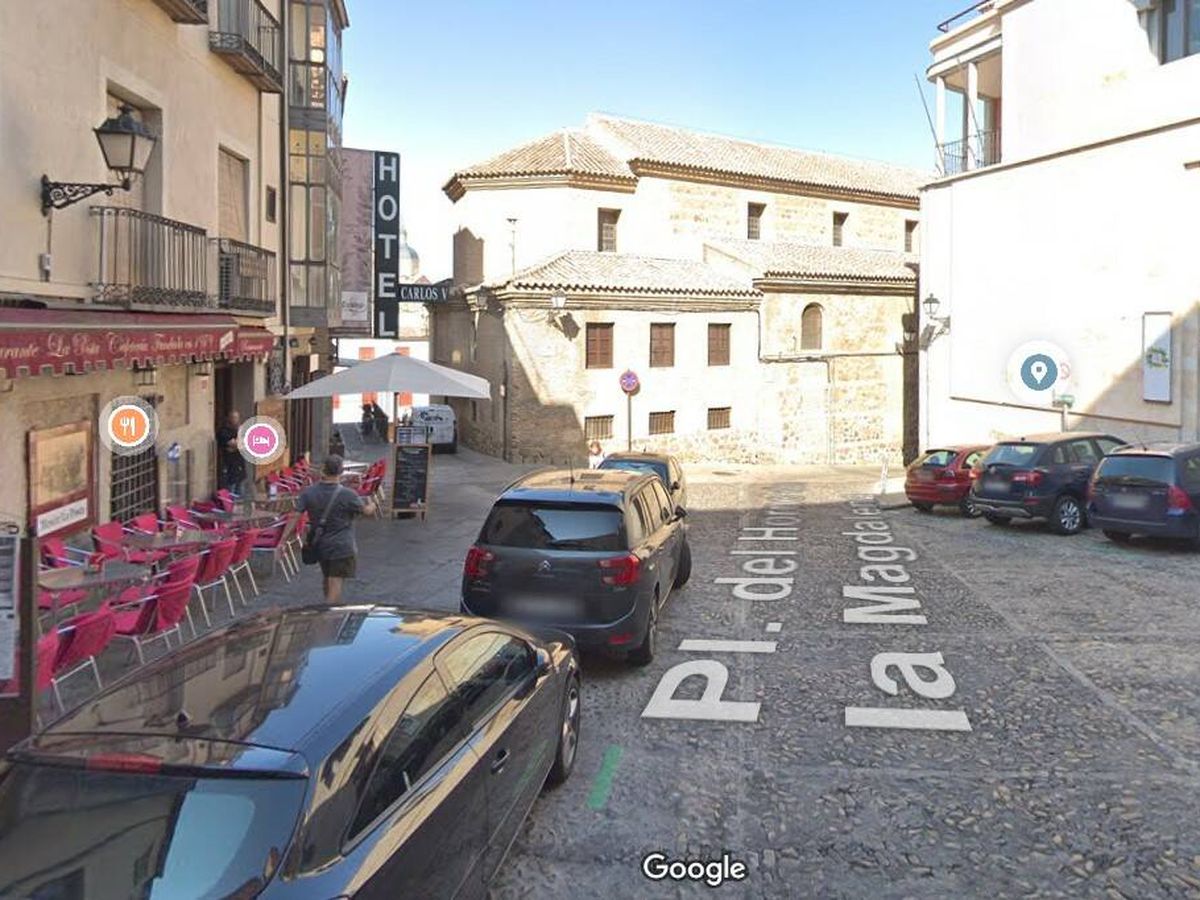 Foto: Plaza Horno de La Magdalena, en Toledo (Google Maps)