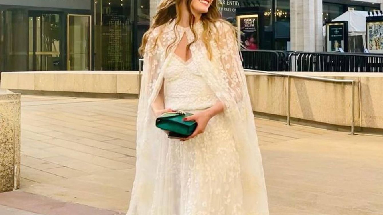 Olivia Palermo tiene el vestido de novia para bodas románticas