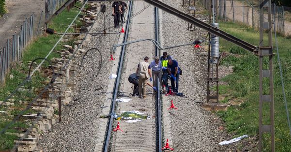 Foto: Un persona fallece por el arrollamiento de un tren en Logroño. (Efe)