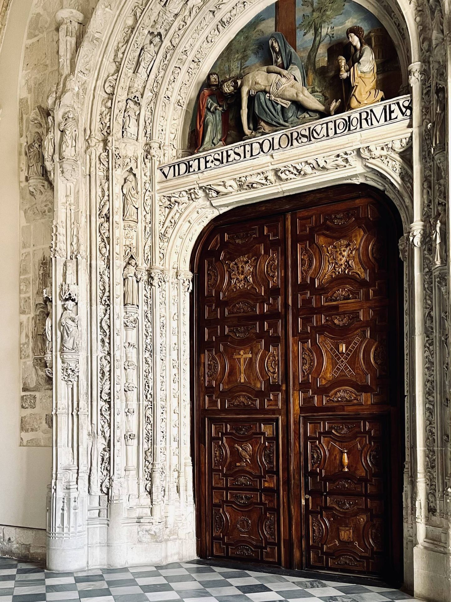 Portada de la Iglesia del Real Monasterio de Santa María de El Paular. Juan Guas. 1480.