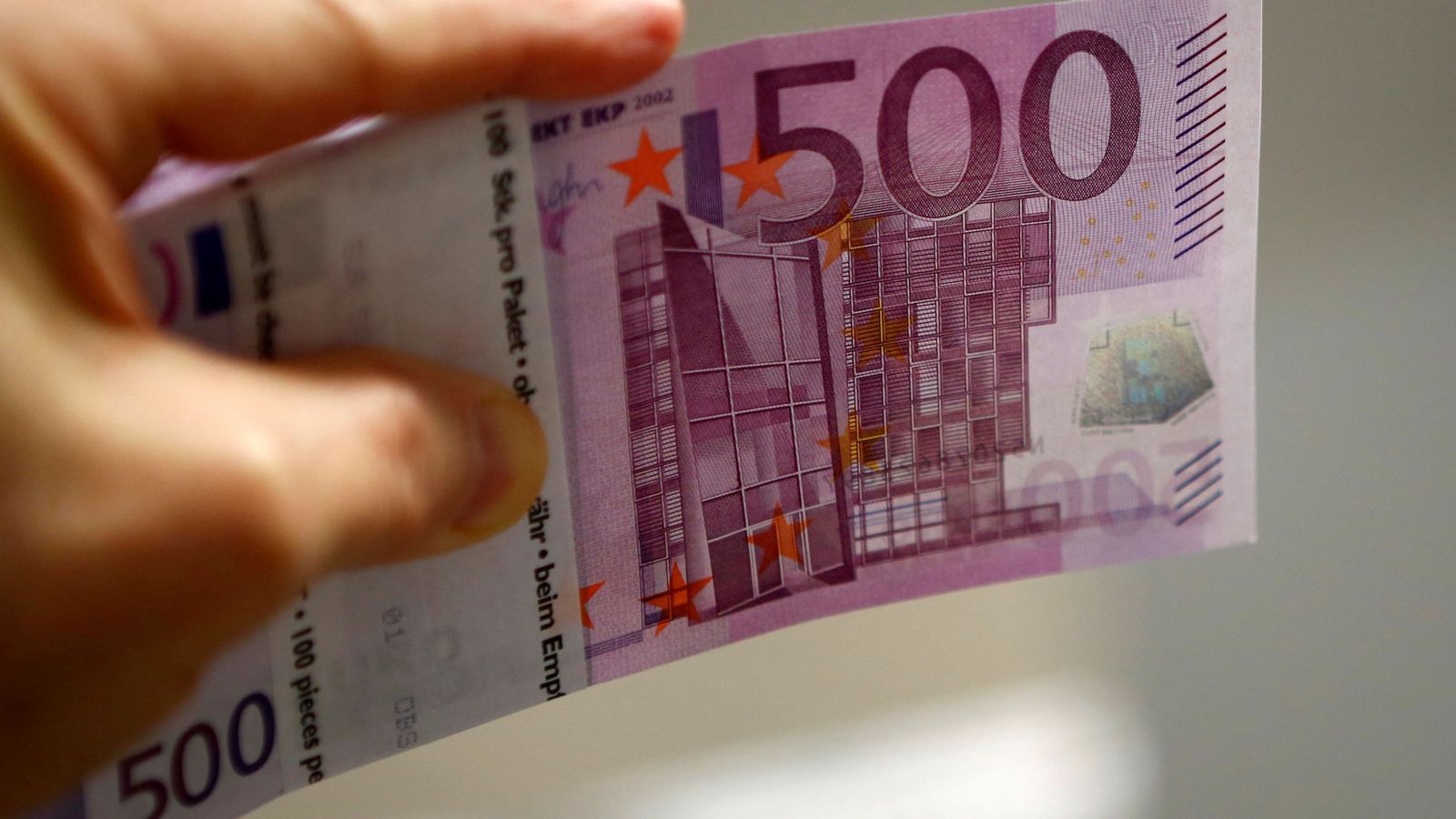 Foto: Billete de 500 euros. (Reuters)