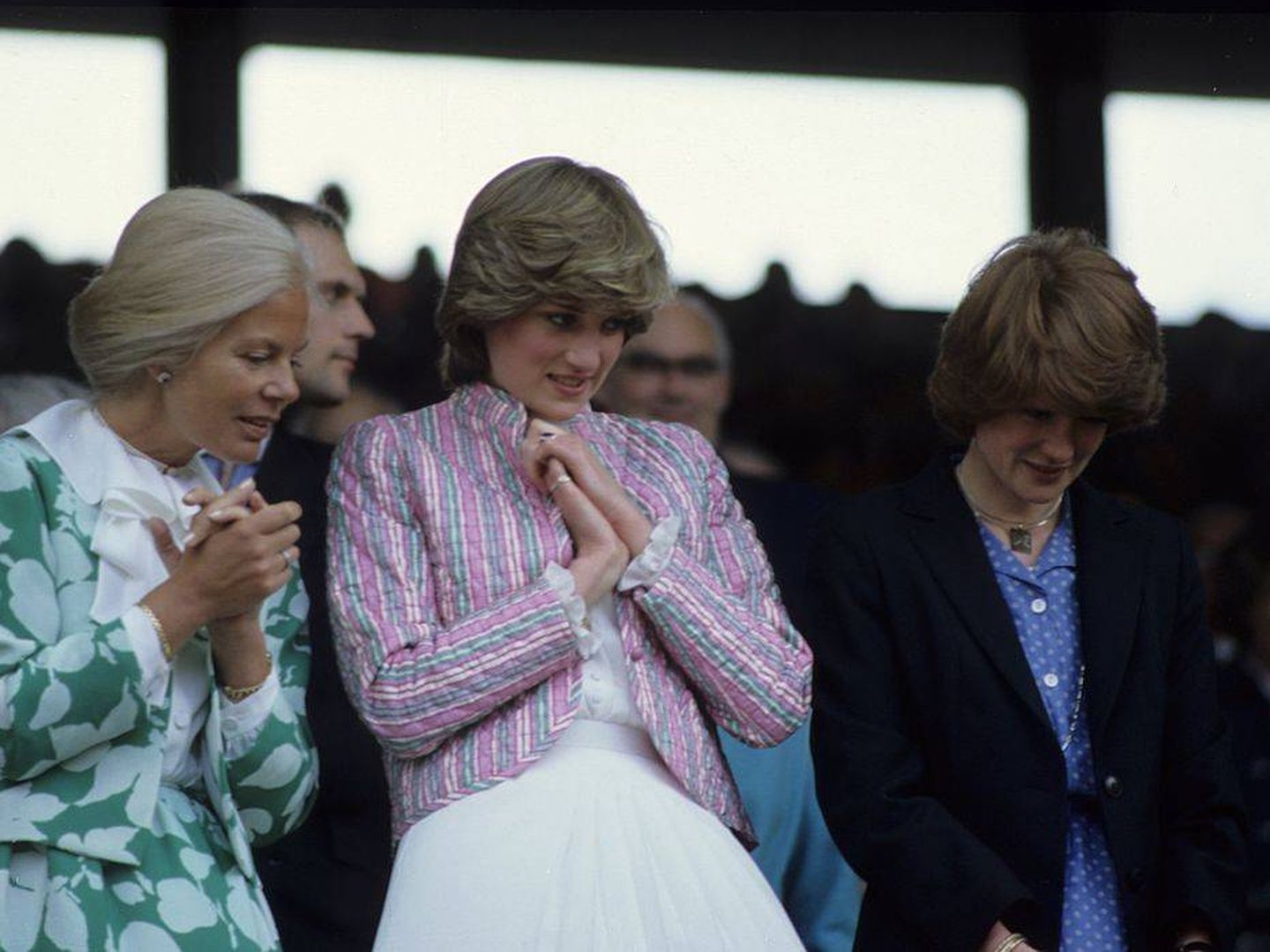 Diana de Gales en una de sus primeras visitas al torneo en el año 1981. (Getty)