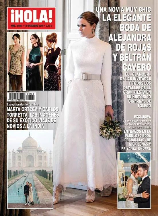 La portada de la revista '¡Hola!' con la boda de Alejandra de Rojas.
