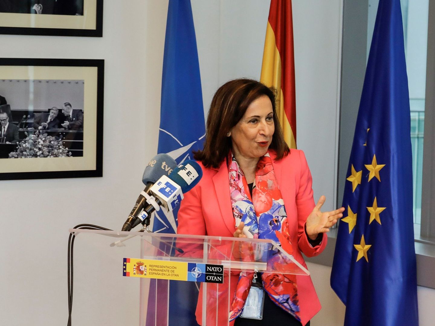 La ministra de Defensa, Margarita Robles. (EFE)