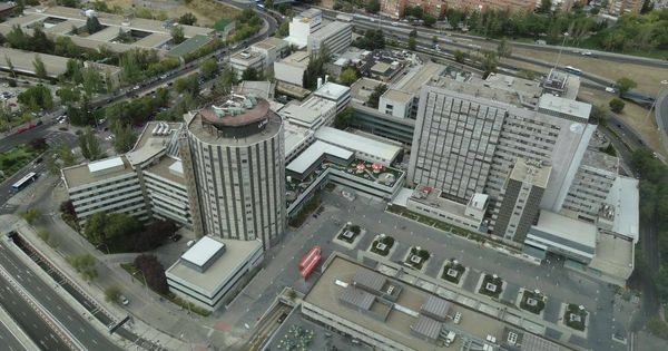 Foto: Vista aérea del hospital madrileño de La Paz. (EFE)