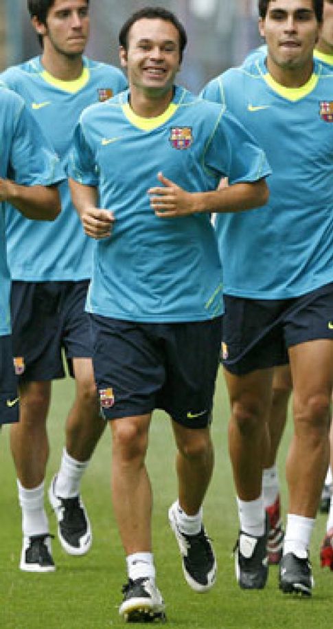Foto: Iniesta manda un recado a Deco