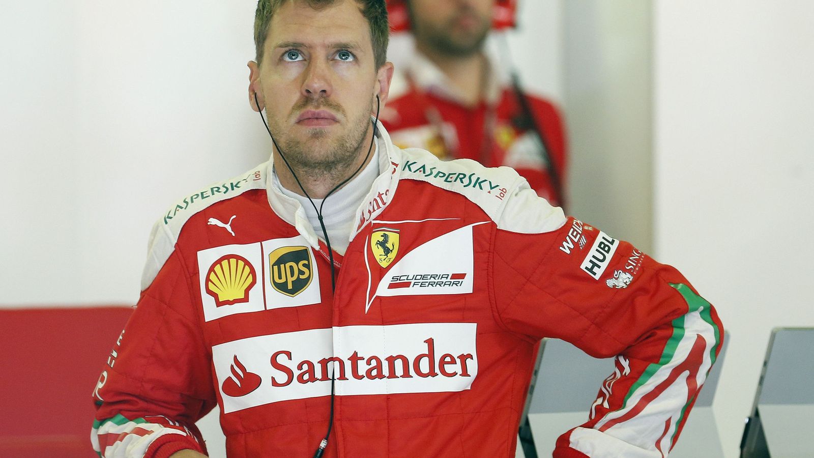 Foto: Sebastian Vettel durante los libres de este viernes.