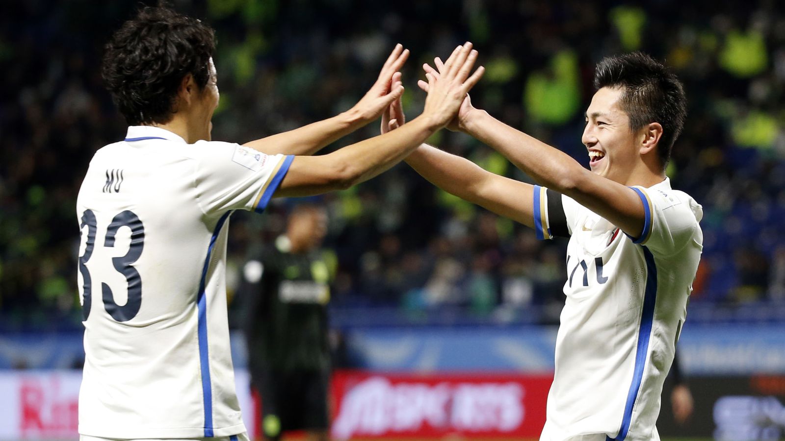 Foto: Los jugadores del Kashima celebran un gol (Reuters)