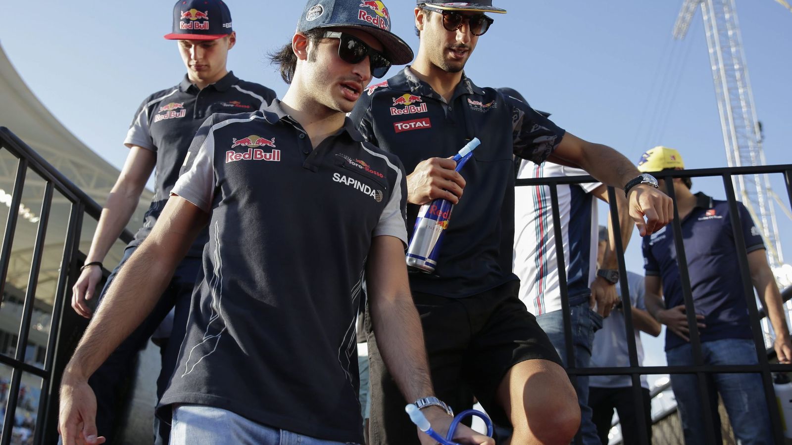 Foto: Carlos Sainz y  Max Verstappen. (Reuters)