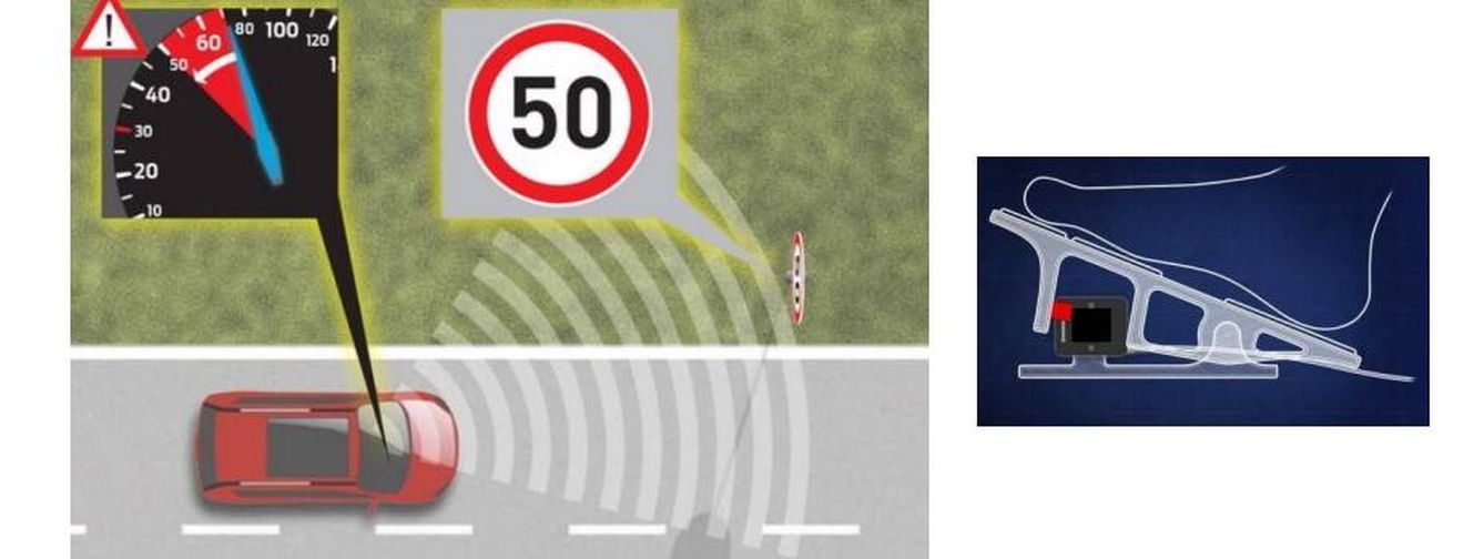 Sistema de lectura de señales activo, con posibilidad de frenar de forma autónoma. (Comisión Europea)