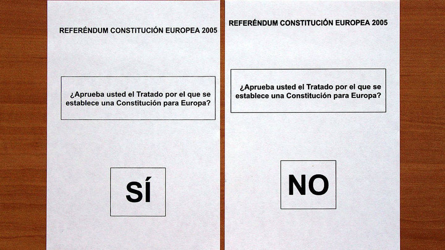 La primera vez que se experimentó con este tipo de elección en el país fue en 2005, aprovechando el referéndum planteado para aprobar o rechazar la Constitución Europea.