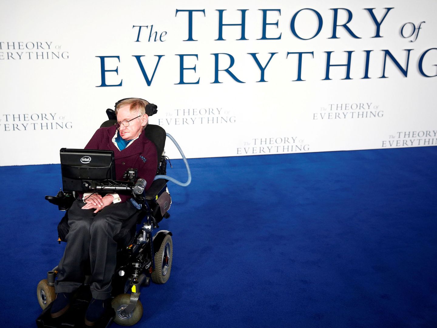 Stephen Hawking, en la premiere de 'La teoría del todo' en Londres (Reuters)