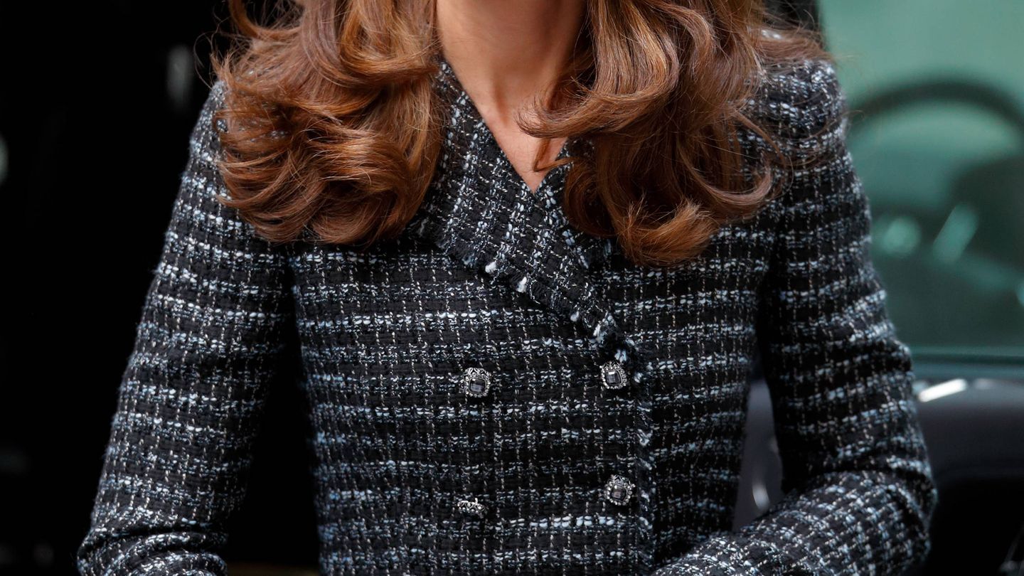 Kate Middleton, en una conferencia de salud mental. (Getty)
