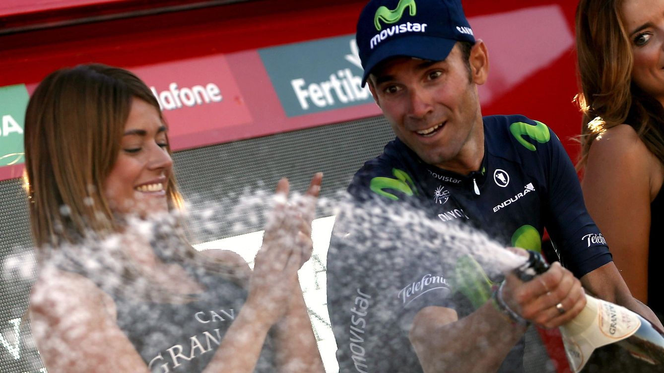 Foto: Valverde consigue el primer triunfo español de la Vuelta (EFE).