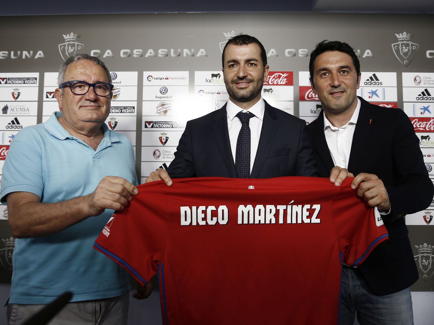 Tras ocho años en el Sevilla, Diego Martínez fichó por Osasuna en 2017. (EFE)