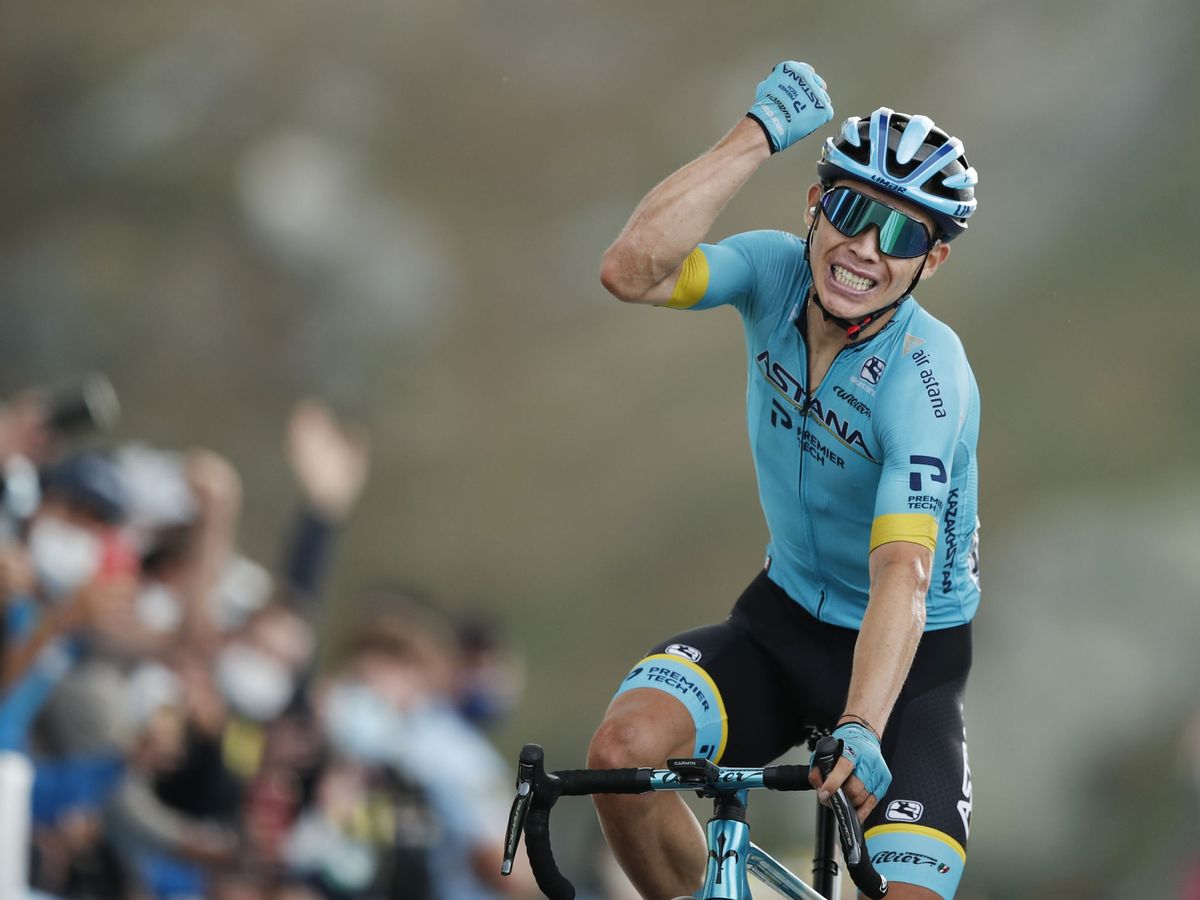 Foto: Miguel Ángel López, vencedor de la etapa reina del Tour (Reuters)