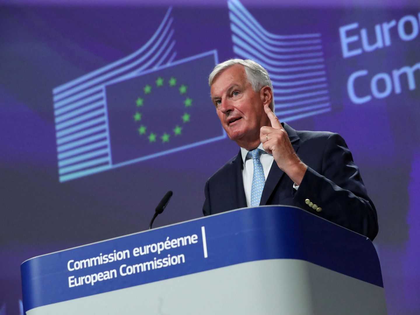 El negociador del bloque comunitario, Michel Barnier. (Reuters)
