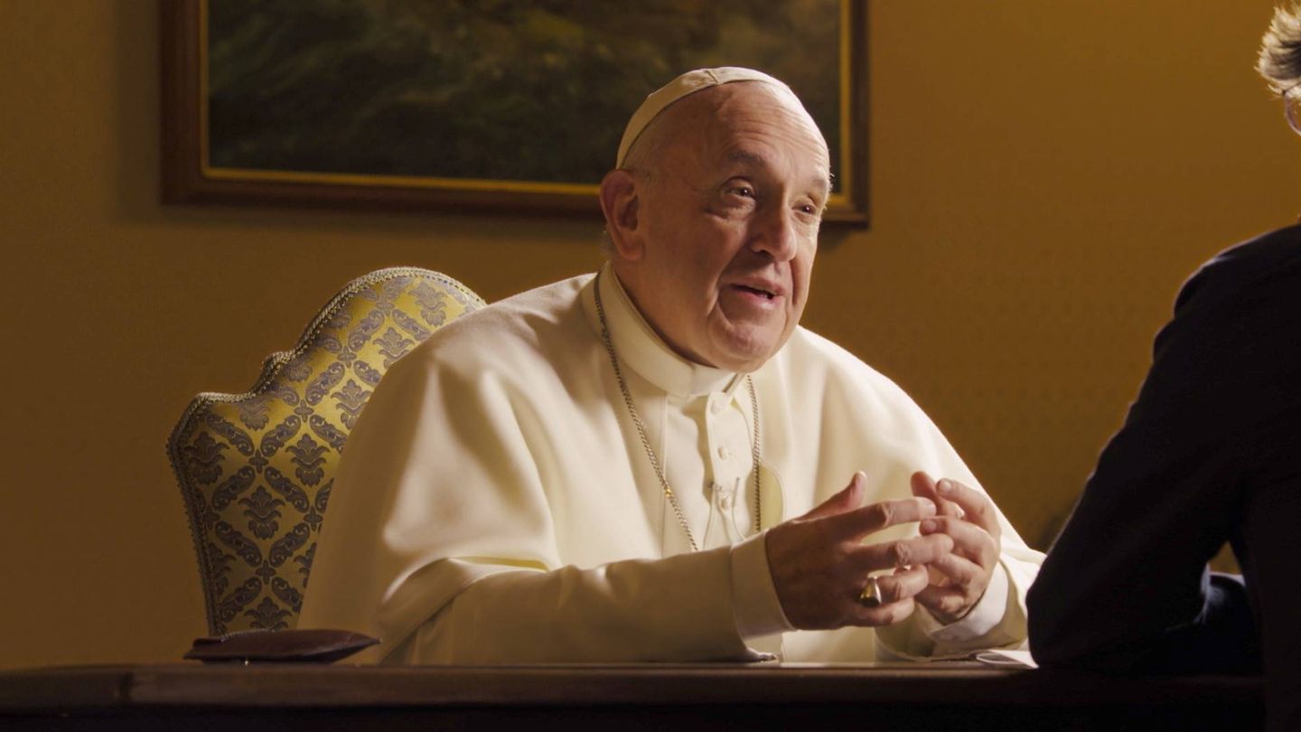 El Papa Francisco durante la entrevista de 'Salvados'. (Atresmedia)