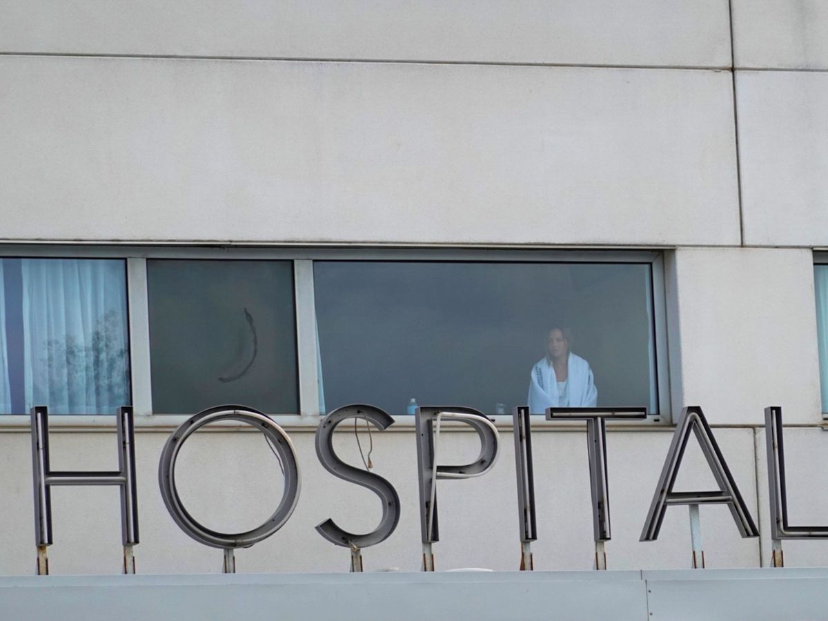 Foto:  Vista de la fachada del hospital de Mataro. (EFE)