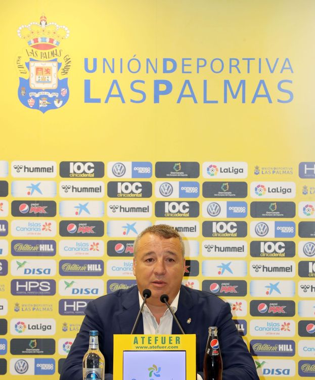Foto: El presidente de la UD Las Palmas, Miguel Ángel Ramírez. (EFE)