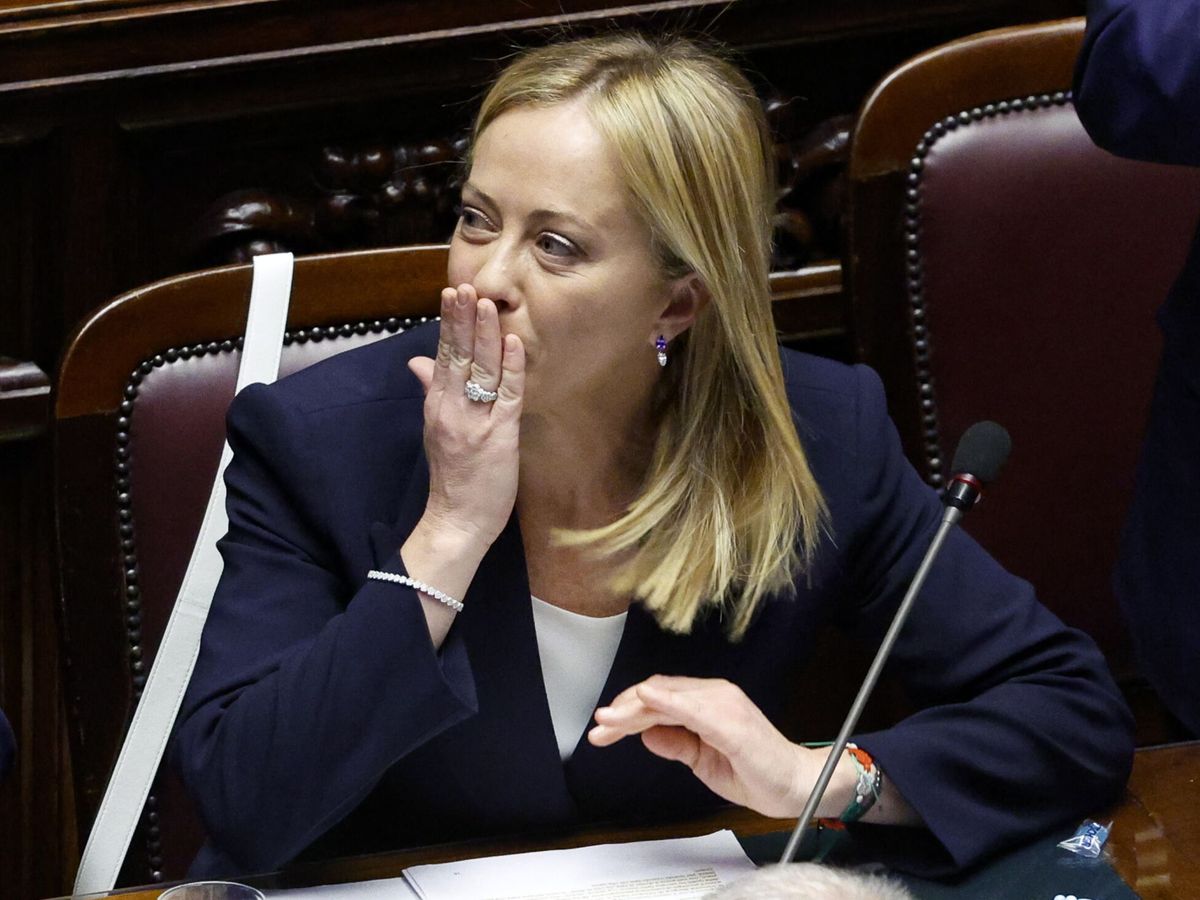 Foto: La nueva primera ministra de Italia, Giorgia Meloni. (EFE/EPA/Fabio Frustaci) 