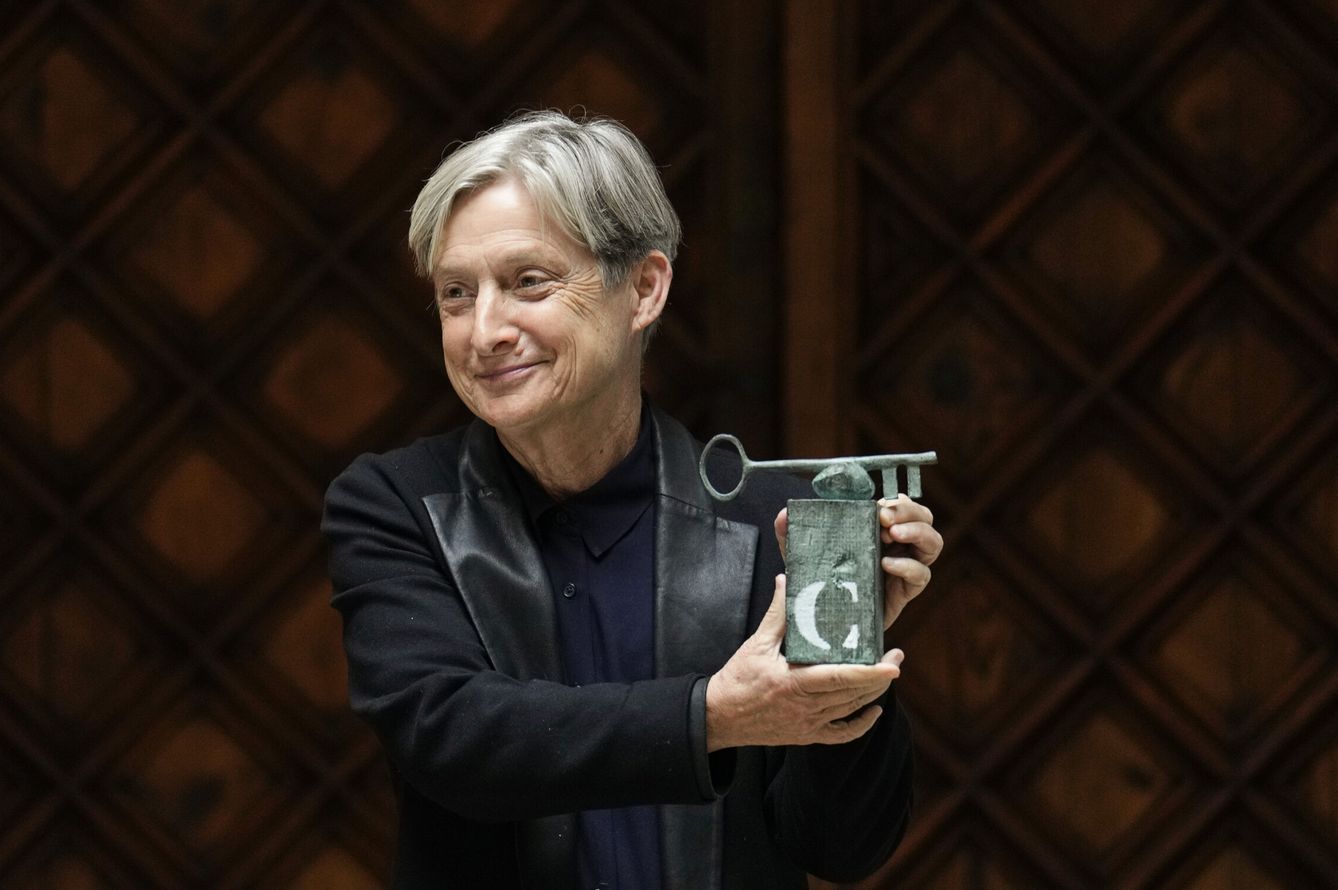 Judith Butler en 2022 en Barcelona, al recibir el XXXIII Premio Internacional Catalunya. (EFE/Alejandro García)