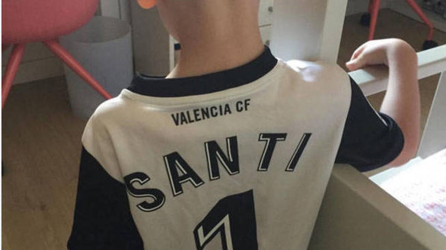 Imagen del hijo de Santiago Cañizares subida a su perfil de Instagram.