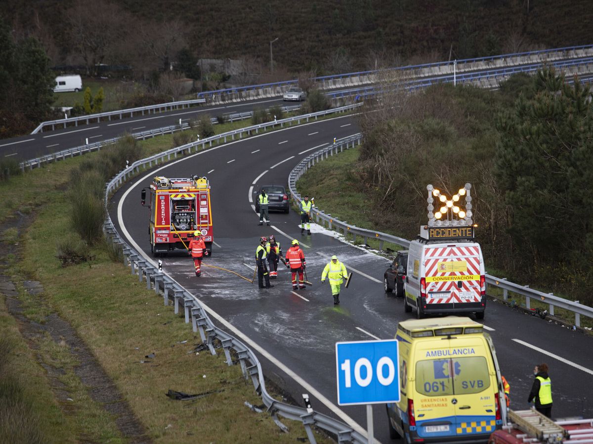 Foto: Un accidente múltiple en una imagen de archivo. (Europa Press/Adrián Irago)