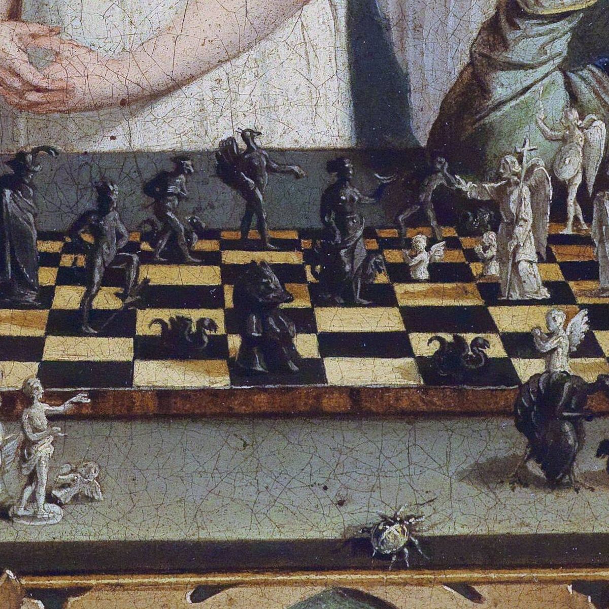 Cada pieza de ajedrez 