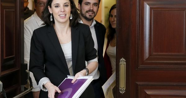 Foto: La portavoz de Unidos Podemos, Irene Montero. (EFE)