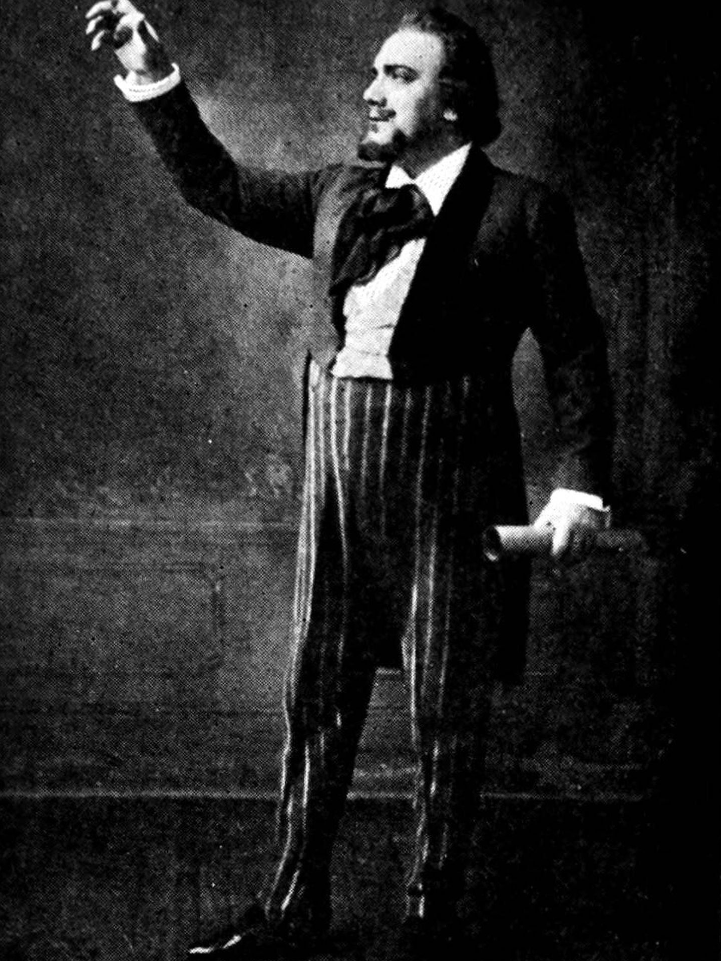 Enrico Caruso, caracterizado como Rodolfo, de 'La Bohème'.