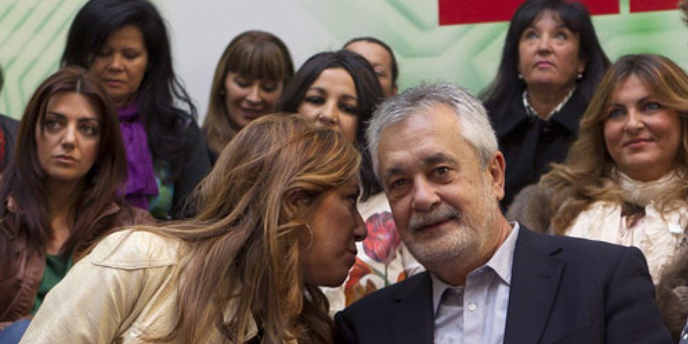 Foto: Griñán se ‘blinda’ con los ‘chaconistas’ y arrincona al ‘socio’ Valderas