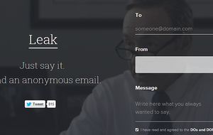 Leak, la página web para mandar mensajes de forma anónima