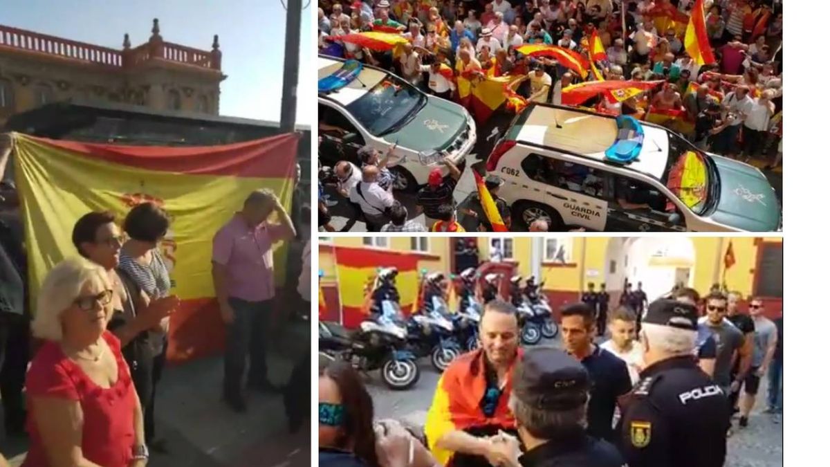 Vídeo: "A por ellos, oé": así despiden por toda España a la Policía enviada a Cataluña