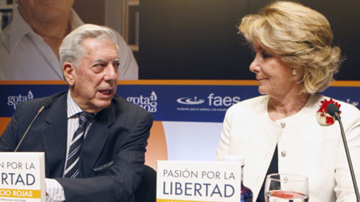 Vargas Llosa 'traiciona' a UPyD y se alía con Esperanza Aguirre, la "Juana de Arco española"