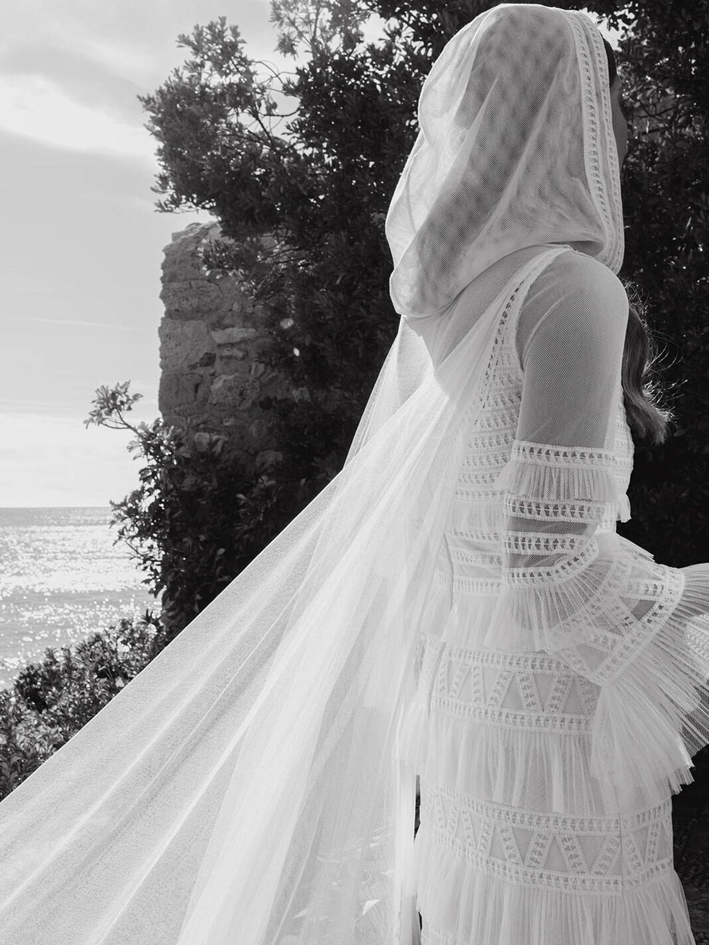 El vestido de novia de Macarena creado por Teresa Helbig. (The Visual Partners)