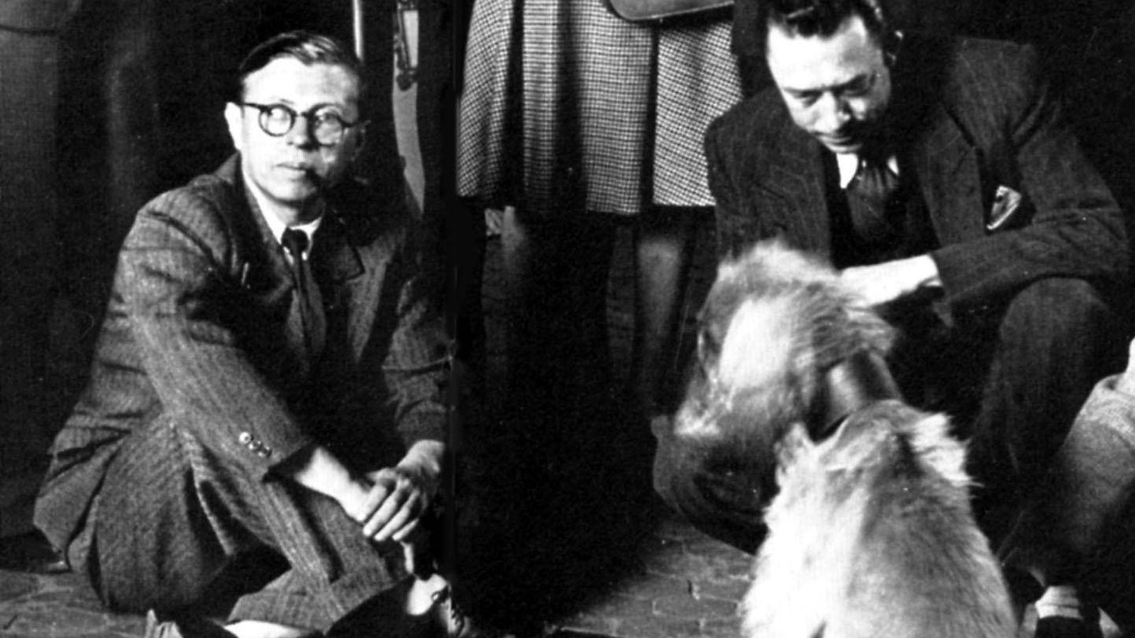 Foto: Sartre y Camus