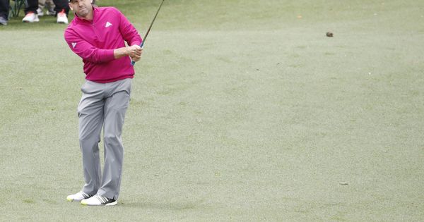 Foto: El golfista español Sergio García durante la primera ronda del Masters de Augusta. (EFE)