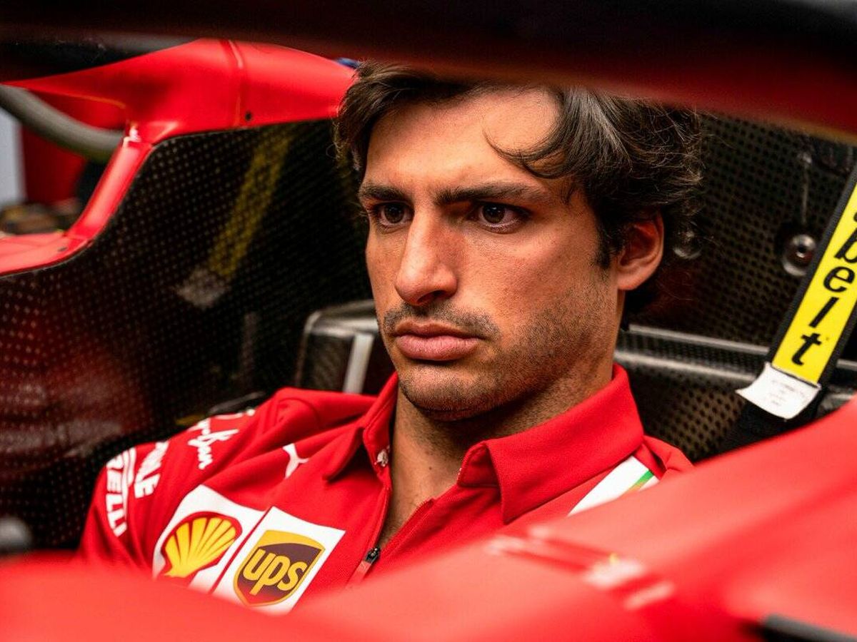 Foto: Sainz no se mostraba totalmente satisfecho de su balance parcial de su debut con Ferrari al llegar la pausa veraniega ¿Qué fallaba?