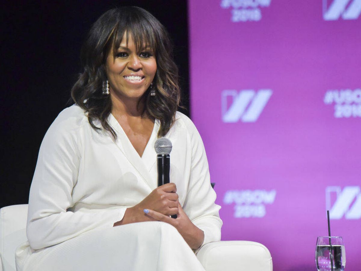 Foto: Michelle Obama, en un evento promocional. (Getty)