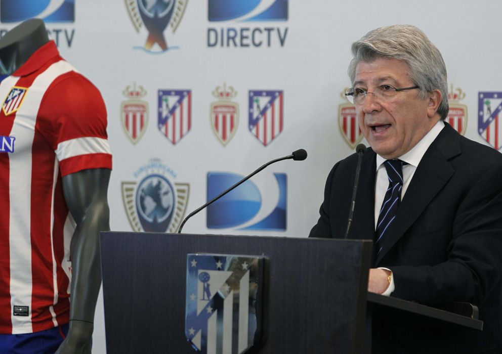 Foto: Enrique Cerezo, presidente del Atlético de Madrid.