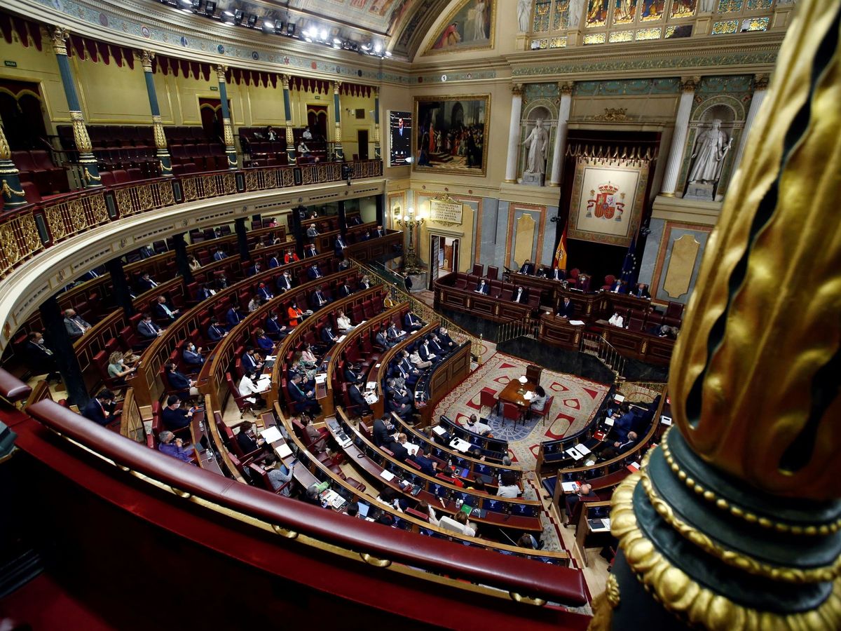 Foto: Vista del Congreso durante la moción de censura. (EFE)