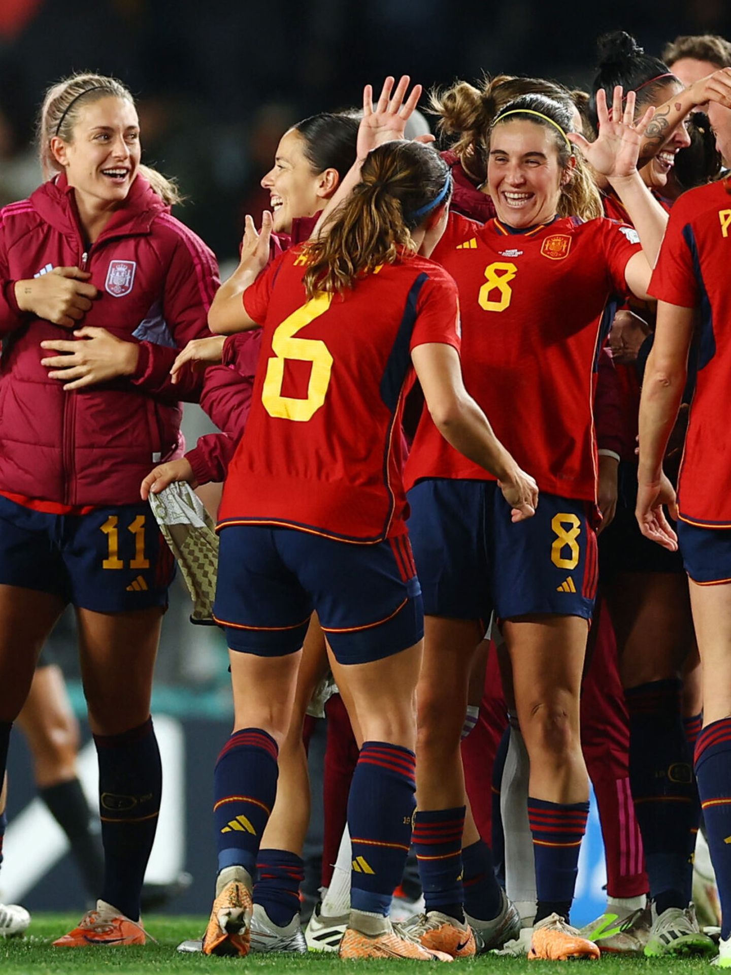La Selección Española de Fútbol Femenino después del partido contra Suecia (REUTERS/Molly Darlington)