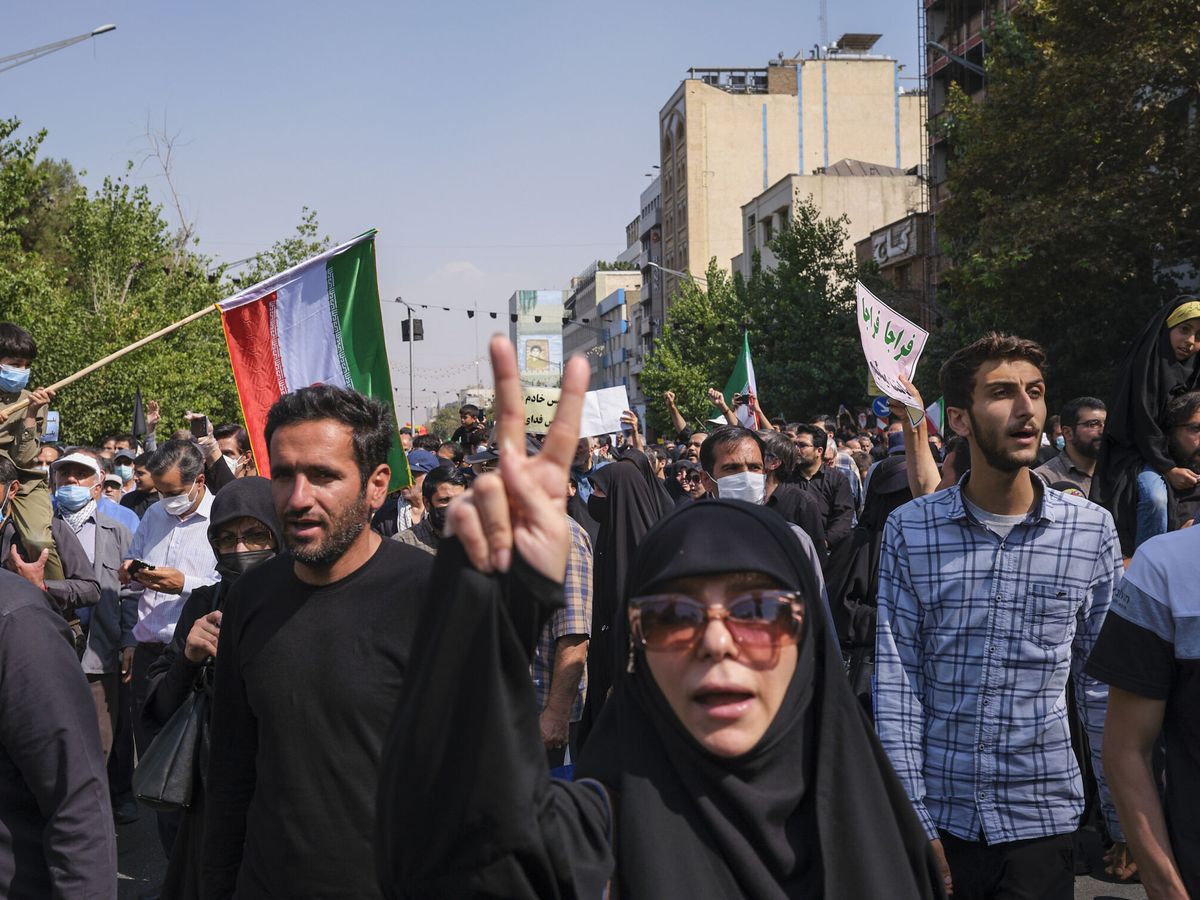 Foto: Protestas en Irán. (EFE/Jaime León)