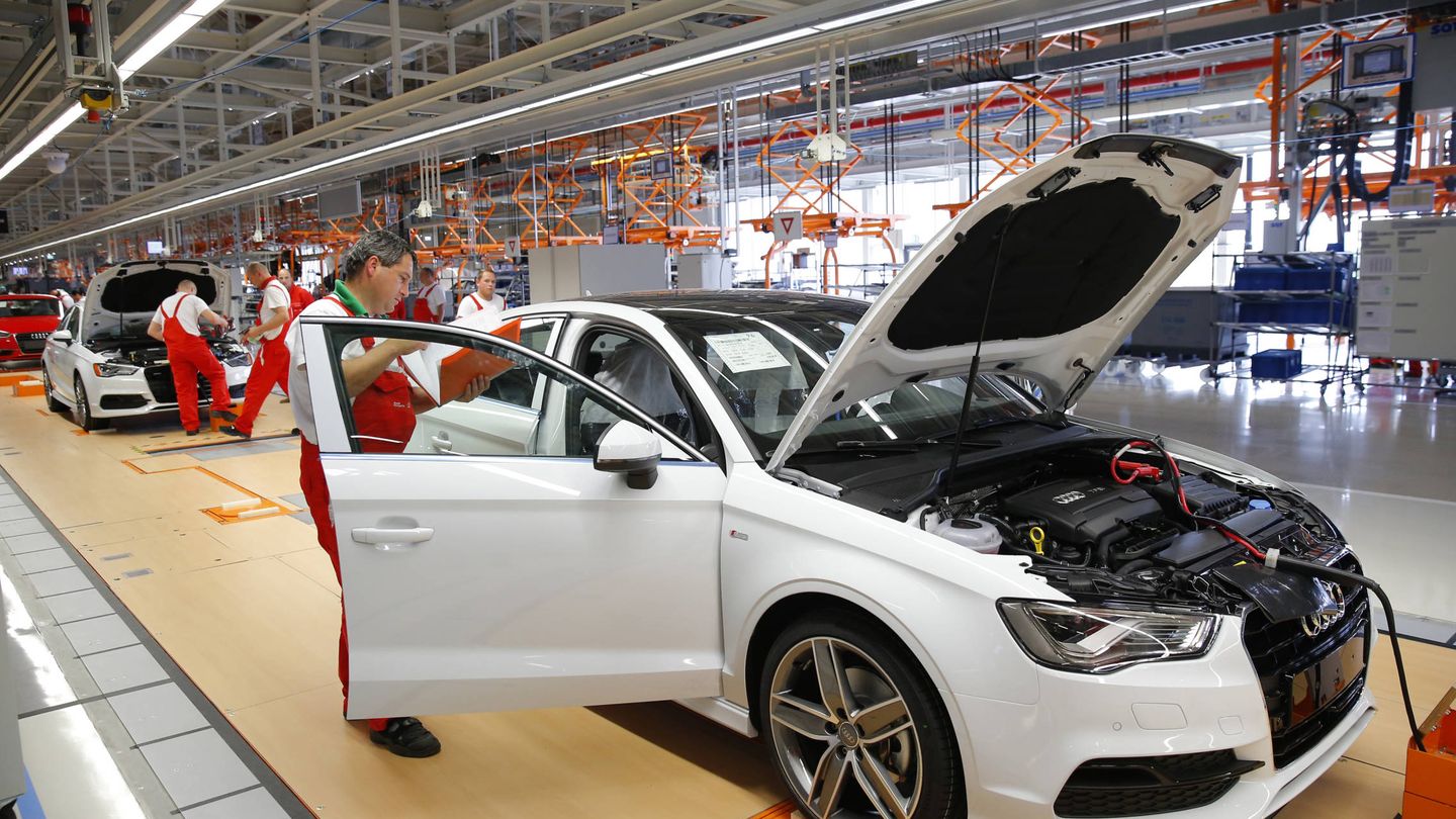 Planta de montaje de coches Audi en Györ, Hungría. (Reuters)