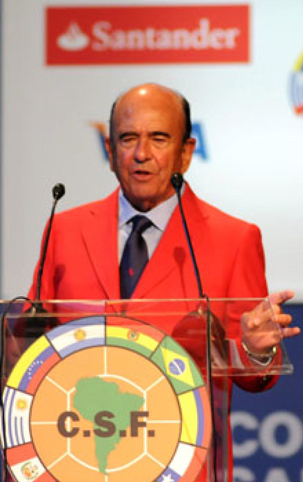 Foto: El Banco Santander será uno de los patrocinadores principales de la Copa América