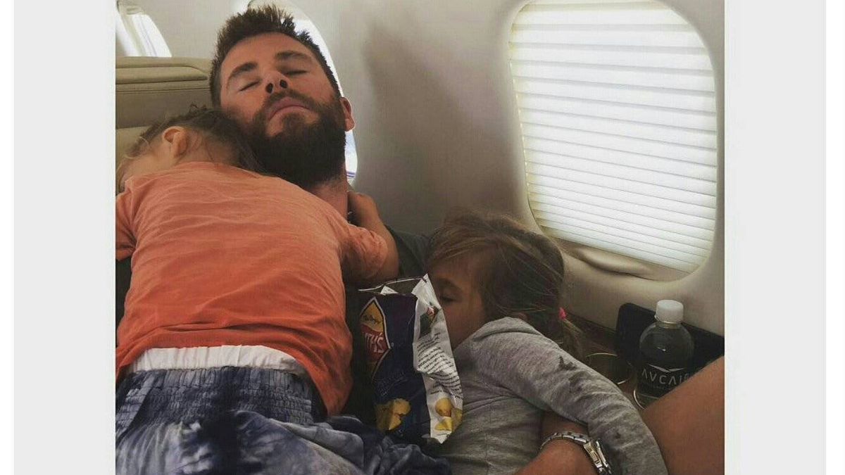 Elsa Pataky se hace viral por una foto de Chris Hemsworth con sus hijos