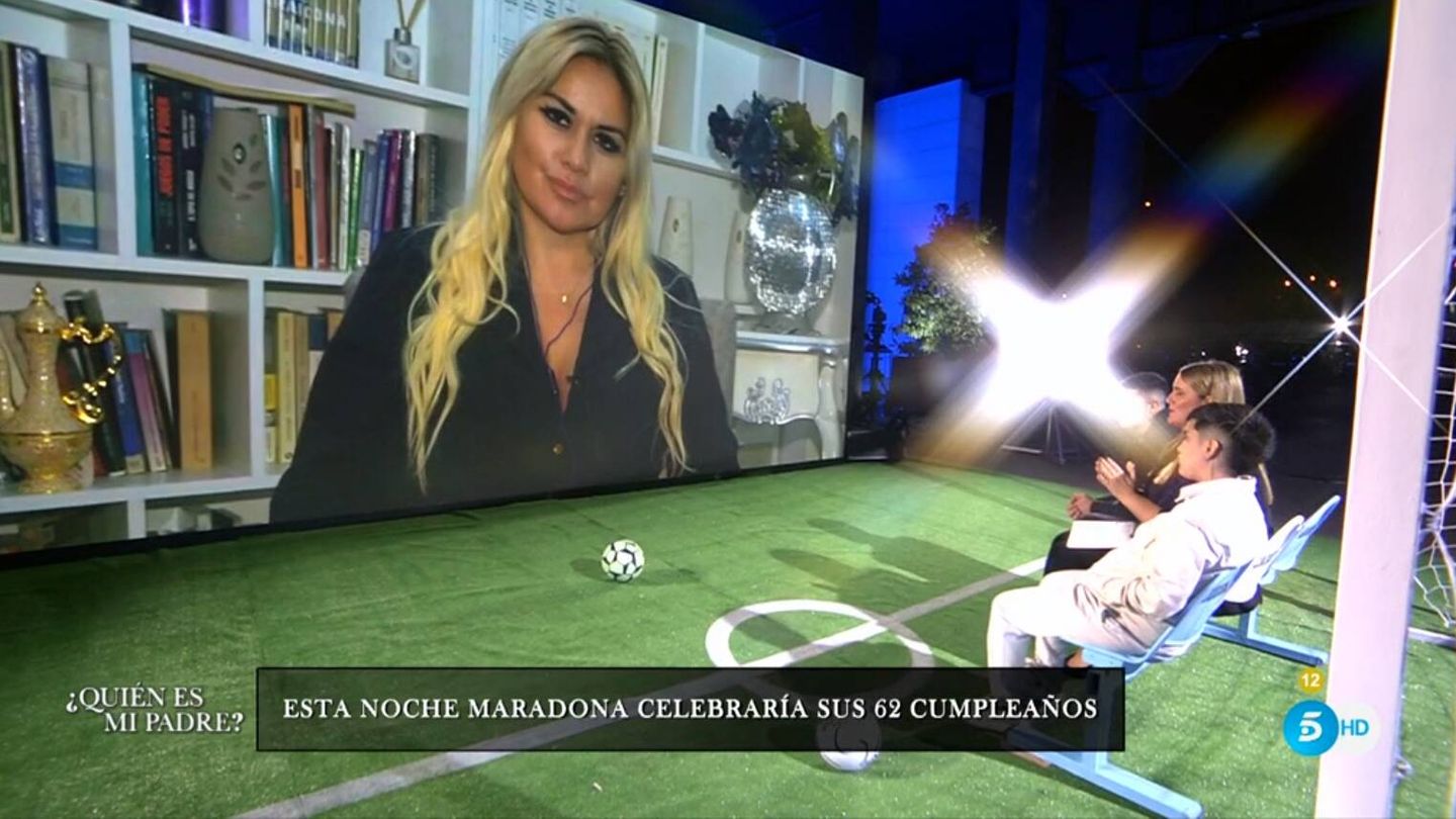 La expareja de Diego Maradona, Verónica Ojeda. (Mediaset)