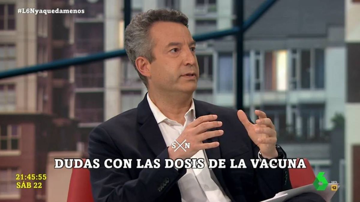 'La Sexta noche': César Carballo estalla por la decisión de combinar dos vacunas