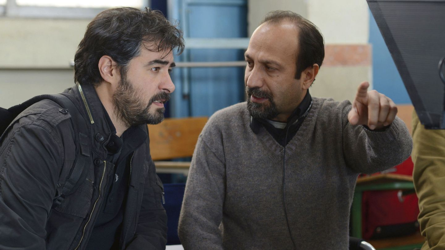 Farhadi en el rodaje de 'El viajante'. (Golem)